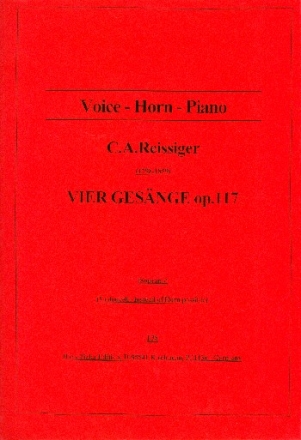 4 Gesnge op.117 fr Sopran, Horn oder Violoncello und Klavier