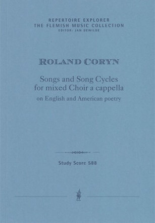 Coryn, Roland Lieder und Liederzyklen auf englische und amerikanische Dichtung fr g song Studienpartitur