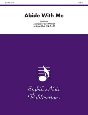 Abide with me fr 11 Blechblser Partitur und Stimmen