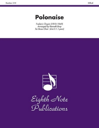 Polonaise for brass chorus and percussion score and parts