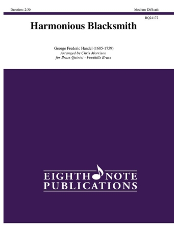 George Frederic Handel (Arr, Chris  Morrison) Harmonious Blacksmith 2 Trp | Hrn | Pos | Tub