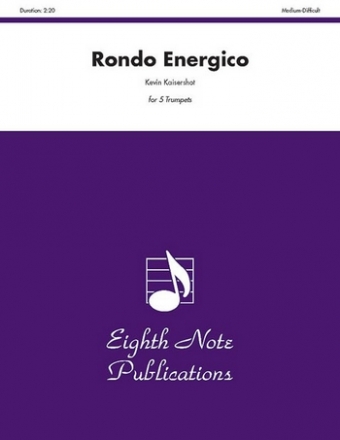 Rondo energico for 5 trumpets score and parts