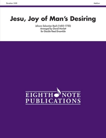 Johann Sebastian Bach (Arr, David Marlatt) Jesu Joy of Man's Desiring Ob | EH | Ob-am | Fag