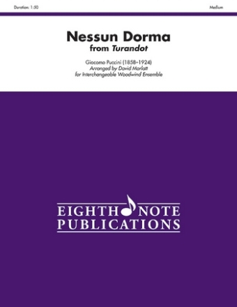 Giacomo Puccini (Arr, David Marlatt) Nessun Dorma from Turandot Woodwind Ensemble