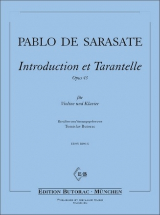 Intruduction et Tarantelle op.43 fr Violine und Klavier