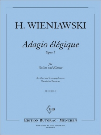 Wienawski, Henryk Adagio Elegique op. 5 Violine und Klavier