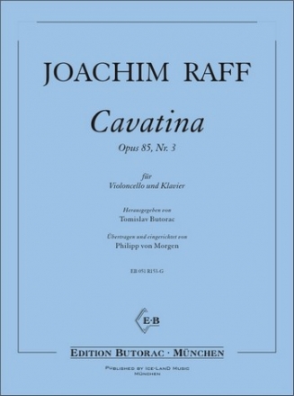 Cavatina op.85,3 fr Violoncello und Klavier