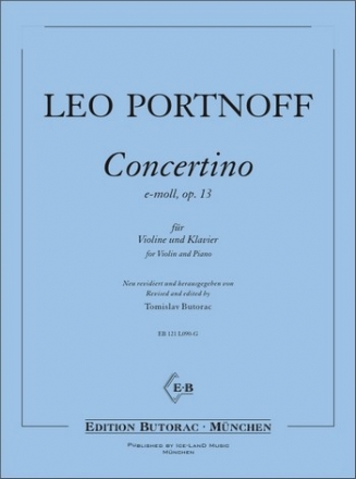 Concertino e-moll op.13 fr Violine und Klavier