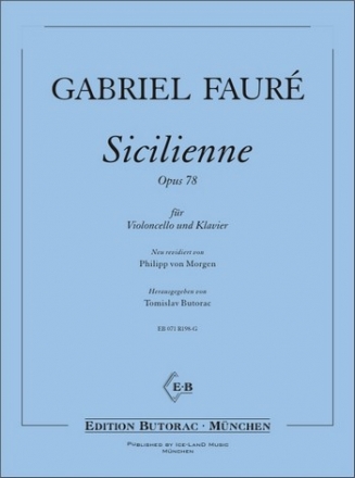 Faure, Gabriel Sicilienne op. 78 Violoncello Klavier