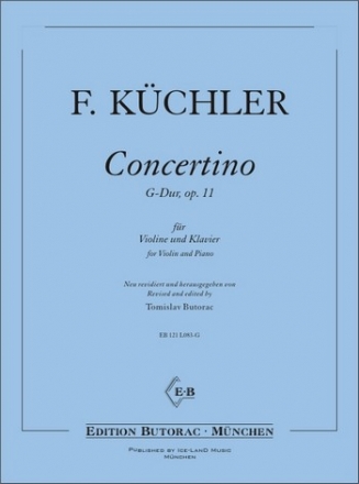 Concertino G-Dur op.11 fr Violine und Klavier