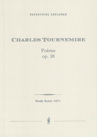 Pome op.38 fr Orgel und Orchester Studienpartitur