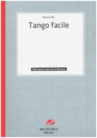 Tango Facile fr Akkordeonorchester 1. Akkordeon solo (mit 2.Stimme)