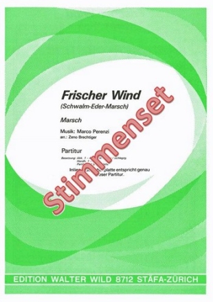 M.Perenzi / arr. Z.Brechtiger Frischer Wind Akkordeon-Orchester Stimmen-Set