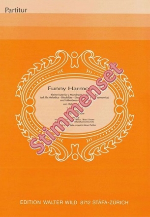 Helmuth Herold Funny Harmonica Akkordeon-Orchester Stimmen-Set