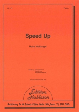 Helene Waldvogel-Stadler Speed up Akkordeon-Orchester Partitur