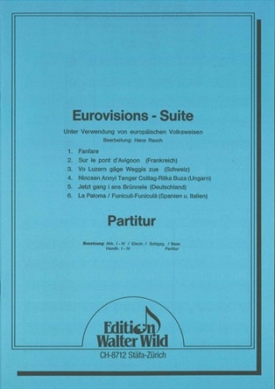 arr. Hans Rauch Eurovisions-Suite Akkordeon-Orchester Partitur