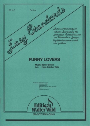 Hans-Gnther Klz Funny Lovers Akkordeon-Orchester Partitur