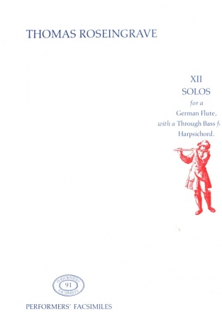 12 Solos for a German Flute, with a Through Bass for the Harpsichord Faksimile