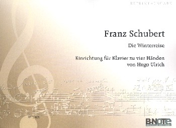 Die Winterreise fr Klavier zu 4 Hnden Spielpartitur