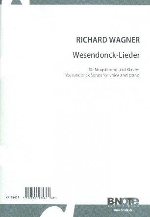 Wesendonck-Lieder fr Gesang und Klavier Partitur (dt/en)
