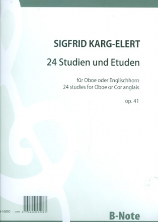 24 Studien und Etden op.41 fr Oboe