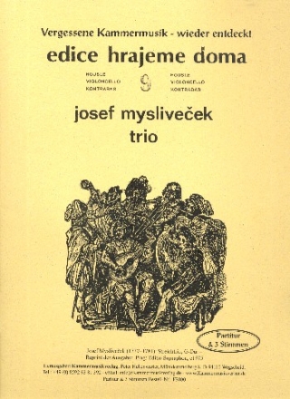 Trio G-Dur fr Violine, Violoncello und Kontrabass Partitur und Stimmen
