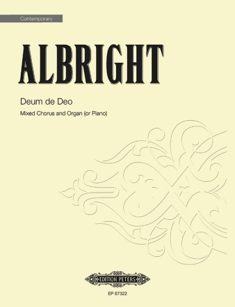 Deum De Deo for mixed chorus and organ (piano) choral score