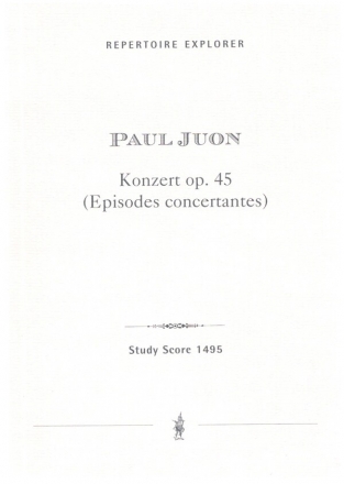 Konzert op.45 (Episodes concertantes) fr Violine, Violoncello und Klavier mit Orchester Studienpartitur