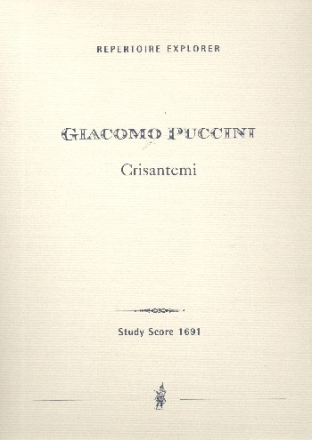 Crisantemi fr Streichquartett Partitur und Stimmen