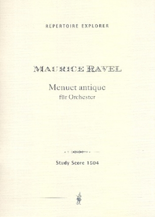 Menuet antique fr Orchester Studienpartitur