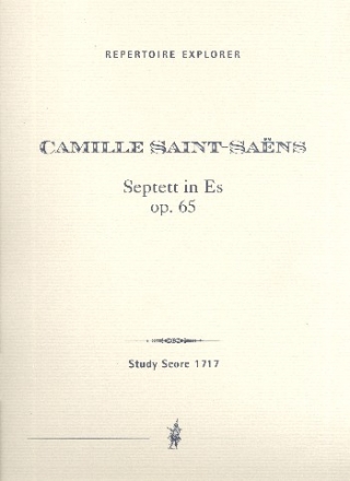 Septett Es-Dur op.65 fr Trompete, Streichquartett, Kontrabass und Klavier Partitur und Stimmen