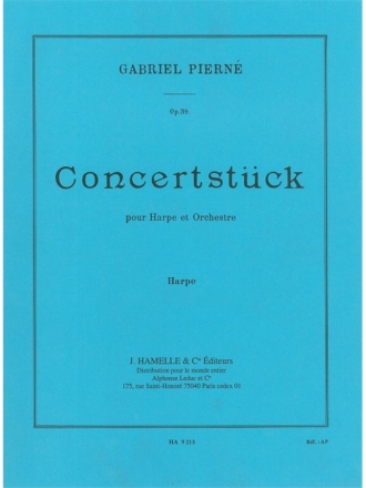 Pierne Concertstuck Op39 Harp Solo