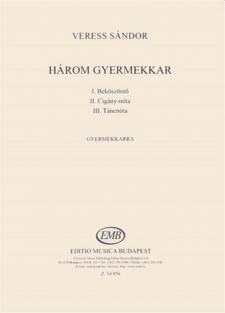 Sndor Veress Hrom Gyermekkar Children's Choir (Stimme)