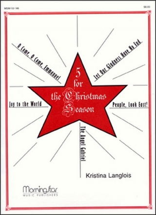 Kristina Langlois Five for the Christmas Season Organ