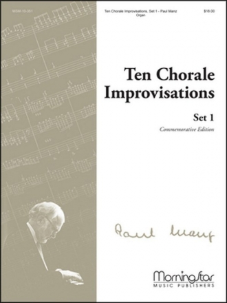 10 Chorale Improvisations Set 1 for organ