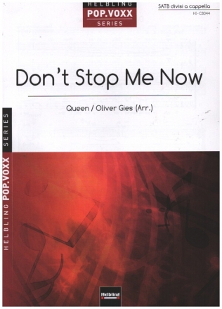 Don't stop Me now f�r gem Chor a cappella Partitur