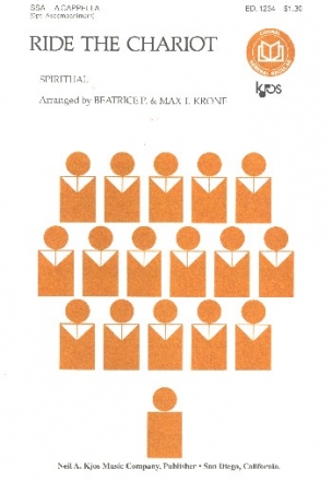 Ride the Chariot for female chorus (SSA) a cappella score