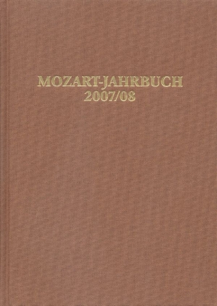 Mozart-Jahrbuch 2007/08  Buch