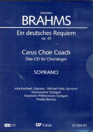 Ein deutsches Requiem op.45 - Chorstimme Sopran  Playalong-CD