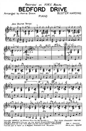 Harding, Buster Bedford Drive (Shaw) Jzsh Bnd Big Band & Concert Band Score and Parts