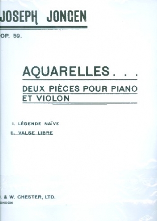 Valse libre op.59,2 for violin and piano