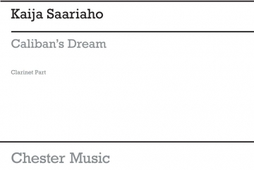 Caliban's Dream for baritone voice, clarinet, guitar, double bass, harp parts
