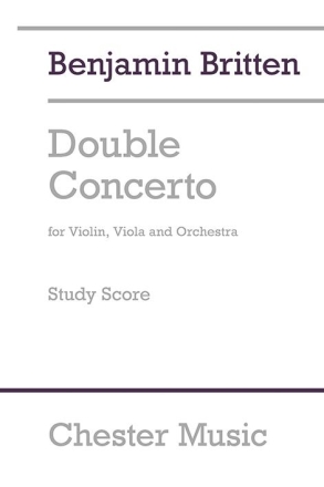 Double Concerto for violin, viola and orchestra study score