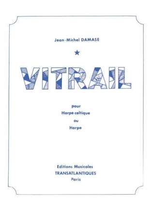 Jean Michel Damase: Vitrail Harp Printed to Order