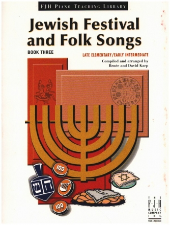 Jewish Festival and Folk Songs vol.3 for piano