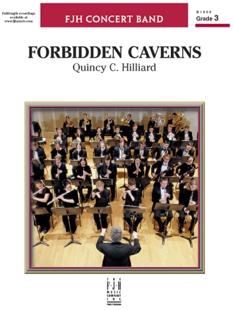 Quincy C. Hilliard: Forbidden Caverns, The Big Band & Concert Band Score and Parts