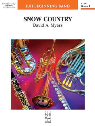 David A. Myers: Snow Country Big Band & Concert Band Score and Parts