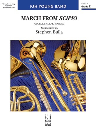 G.F. Handel: March From Scipio Big Band & Concert Band Score and Parts