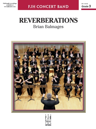 Brian Balmages Reverberations Grade 3 Concert Band Score/Parts