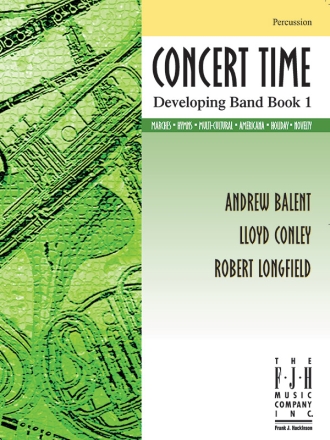 Concert Time: Developing Band Book 1 (Percussion) Percussion Instrumental Album